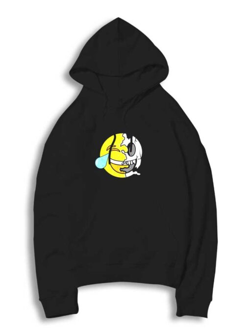 Emoji Laughing Skull Hoodie