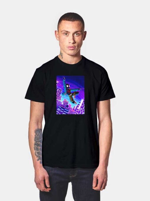 Miles Morales Spiderverse Spiderman T Shirt