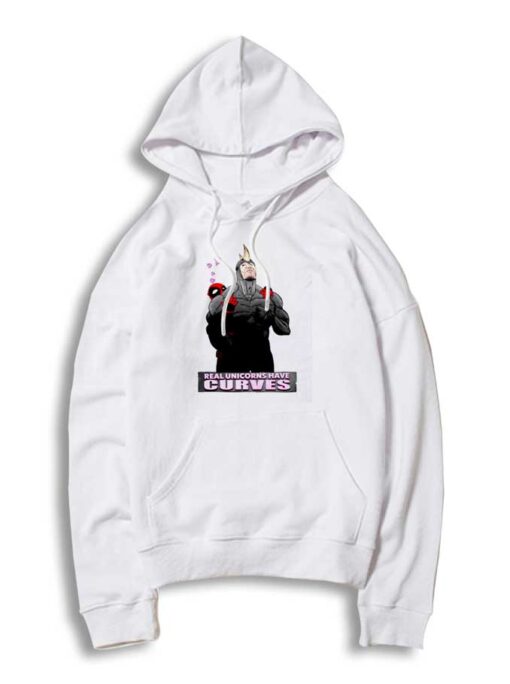 Real Unicorns Have Curves Spiderman Hoodie