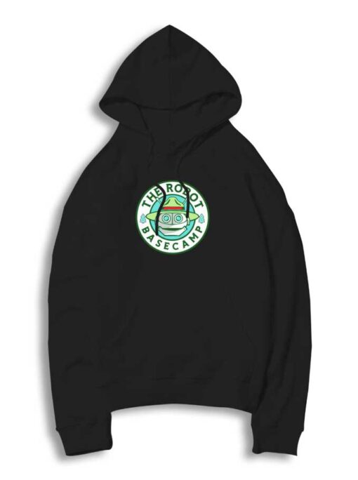 Robot Basecamp Camping Logo Hoodie