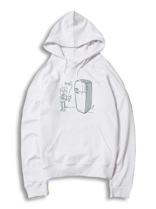 Robot Daddy Refrigerator Hoodie