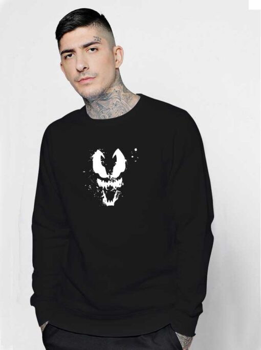 Venom Paint Splatter Logo Sweatshirt