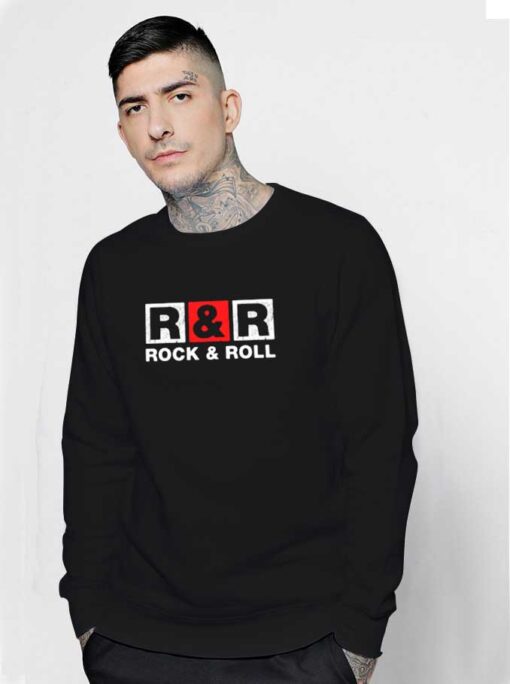 Vintage Rock & Roll Logo Sweatshirt