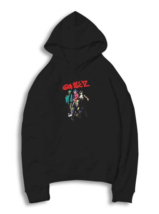 Cartoon Style Gorillaz Hoodie