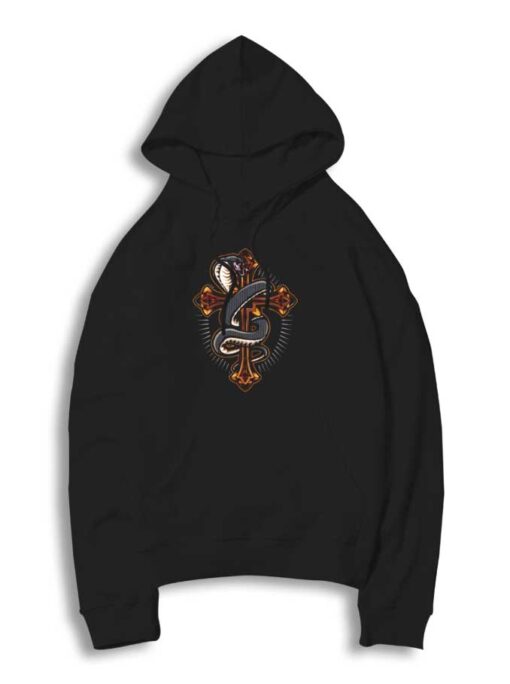 Cross with Snape Snake Harry Potter Hoodie