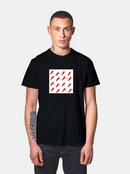 Funny Red Hot Chili Paper T Shirt