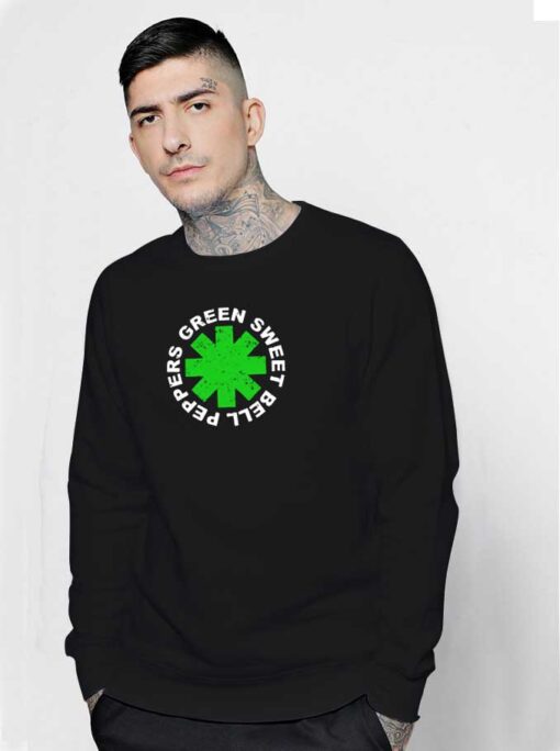 Green Sweet Bell Peppers Logo Sweatshirt