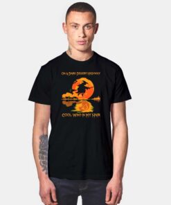 Halloween On A Dark Desert Highway Witch T Shirt