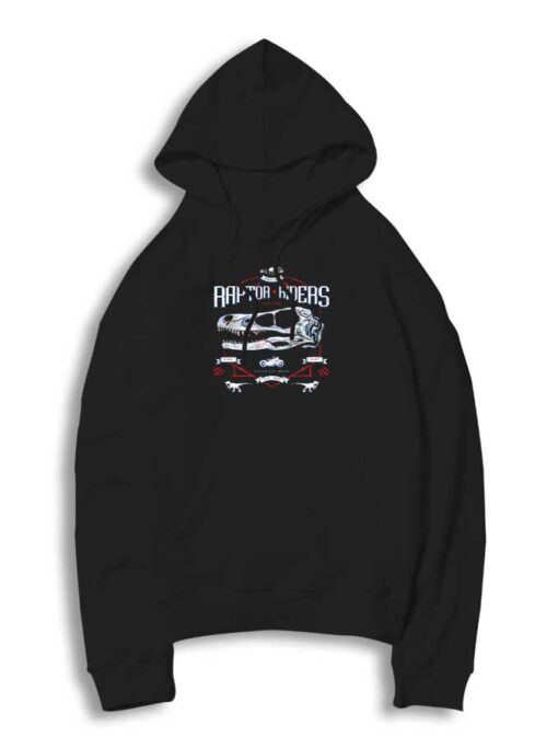 Jurassic Skull Raptor Riders Hoodie