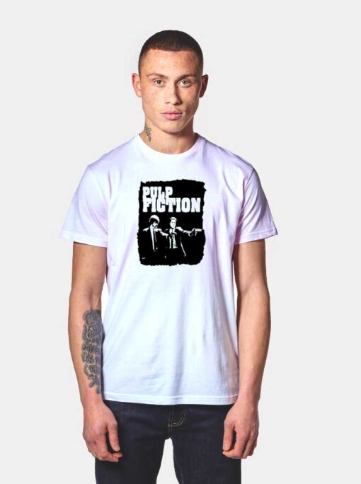 Pulp Fiction Pistol Logo T Shirt