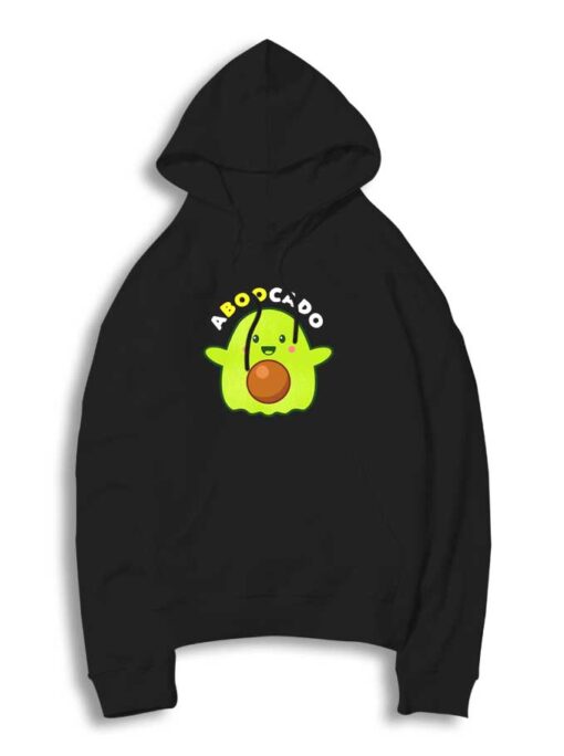 Scary Avocado Ghost Aboocado Halloween Hoodie