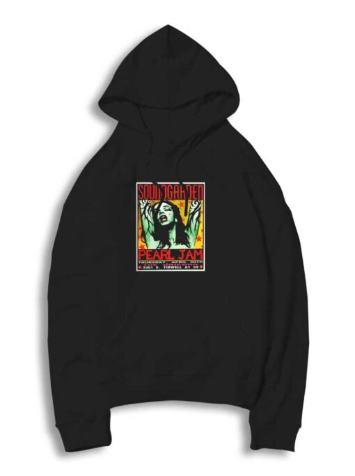 Soundgarden Rock Show Flier Hoodie