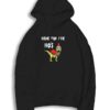 T-Rex Here For The Ho’s Christmas Dinosaur Hoodie