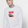 ACDC Ride In Red Car Sweatshirt