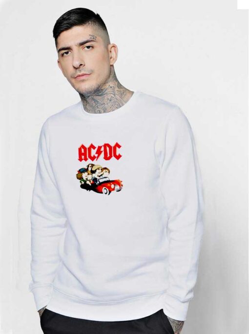 ACDC Ride In Red Car Sweatshirt