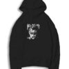 Black Metal Pinhead Needle Hoodie