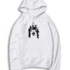 Cat Astronaut Blank Ink Hoodie