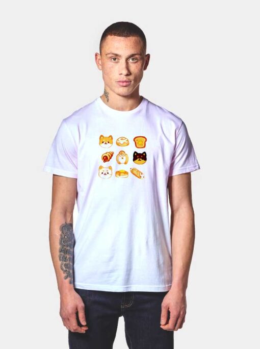 Cute Shiba Inu Dog Buns T Shirt