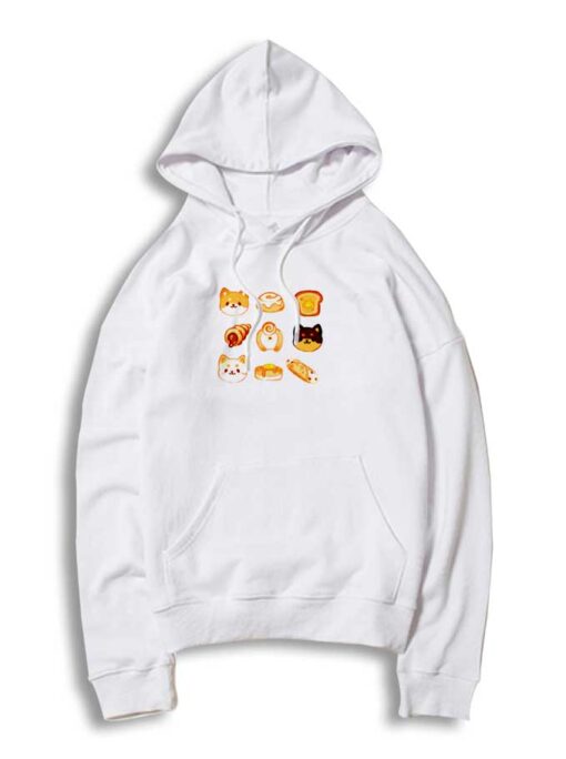 Cute Shiba Inu Dog Buns Hoodie