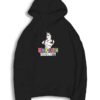 Distressed Unicorn Security Rainbow Hoodie