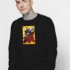 Flaming Second Wave Gundam Sweatshirt