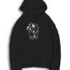 Grim Reaper Rides A Black Cat Hoodie