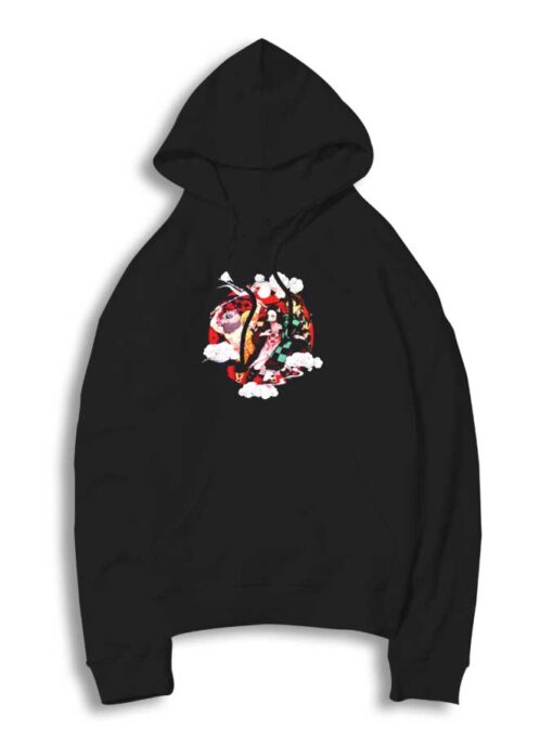 Kimetsu no Yaiba Red Moon Hoodie