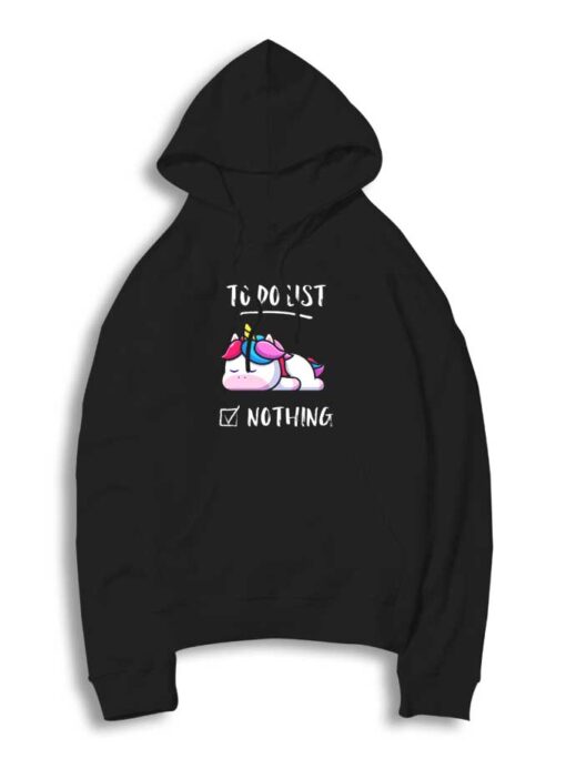 Nap Unicorn To Do List Hoodie