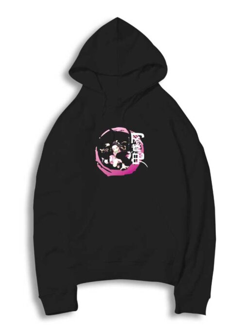 Nezuko Demon Slayer Swirl Logo Hoodie