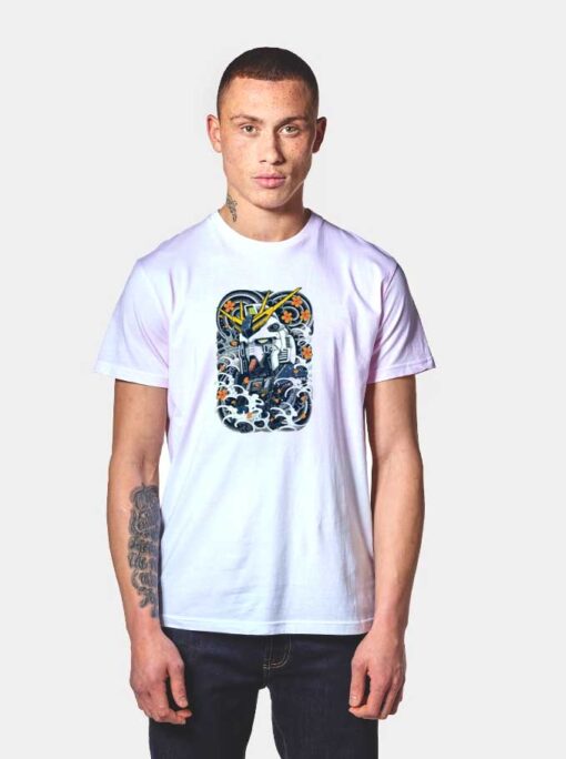 Nu Gundam Japanese Ukiyo-e T Shirt