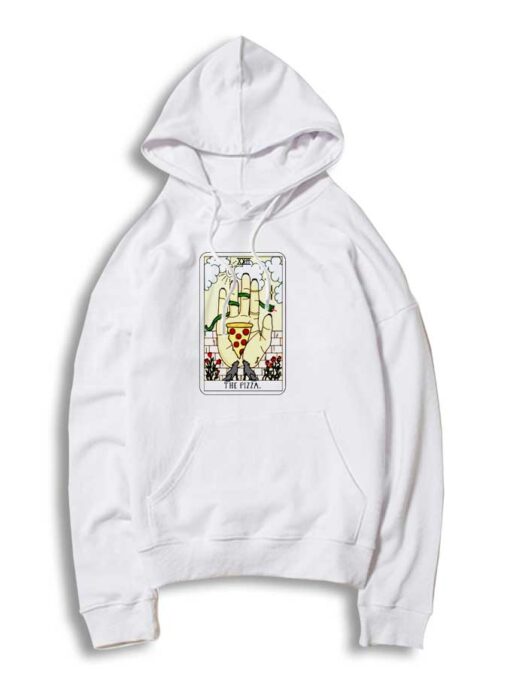 Pizza Reading Tarot Card Hoodie