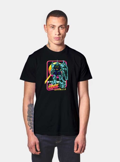 Retro Gouf Zeon Gundam T Shirt