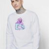 Skeletor With Cat Pet Sweatshirt