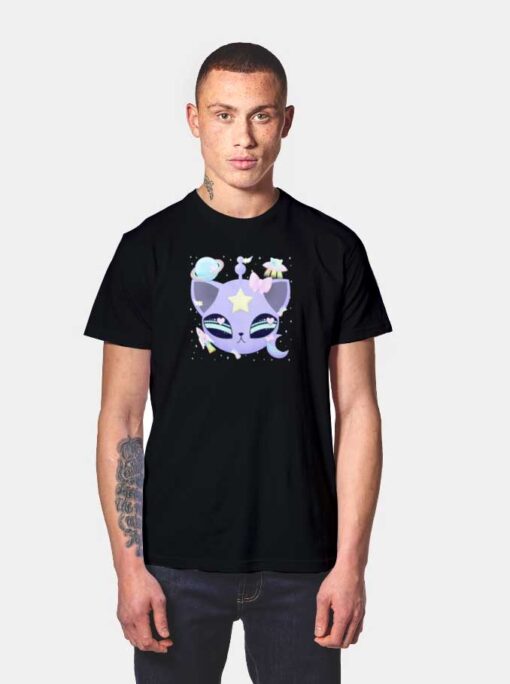 Space Cutie Cat T Shirt