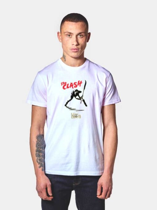 The Clash Destroy The Guitar T Shirt