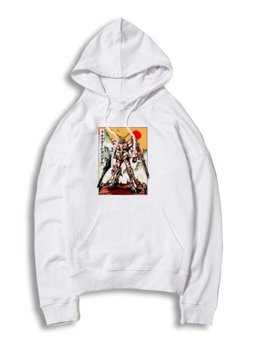 Unicorn Gundam Oriental Red Sunset Hoodie