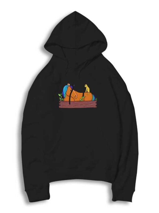 Unicorn and Cat Gazing Hoodie