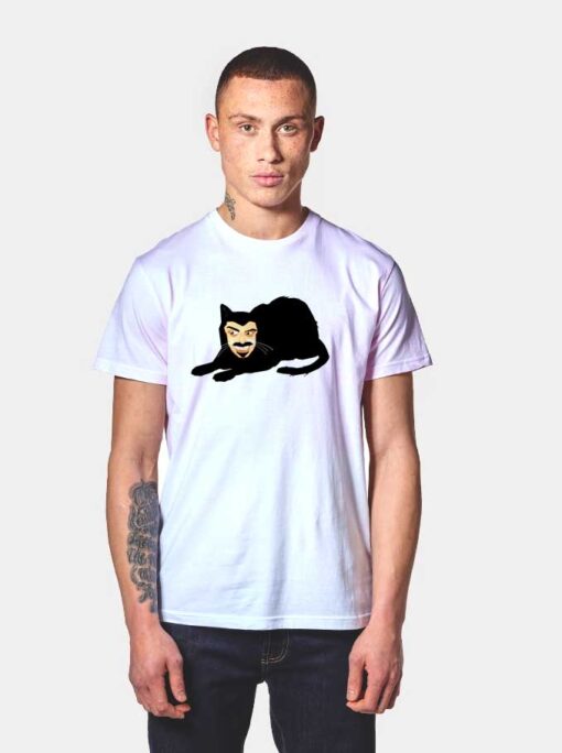 Vlad the Cat Black T Shirt