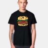 Words Shaped Burger Ingredients T Shirt