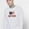 American Navy Veteran Flag Sweatshirt