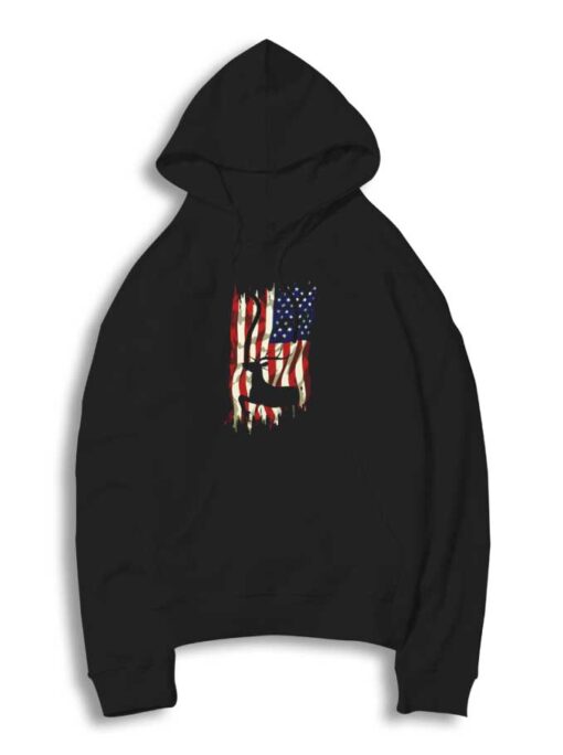 American The Deer Hunter Flag Hoodie