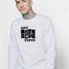 Bike Punx Black Flag Sweatshirt