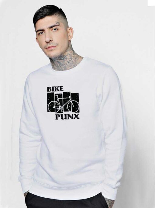 Bike Punx Black Flag Sweatshirt