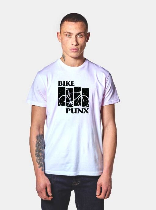 Bike Punx Black Flag T Shirt