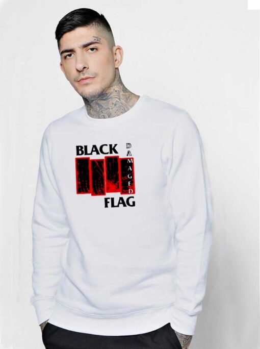 Black Flag Damaged Glass Sweatshirt