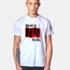 Black Flag Damaged Glass T Shirt