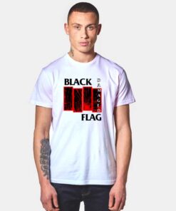 Black Flag Damaged Glass T Shirt