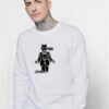 Black Flag Demon Puppet Doll Sweatshirt