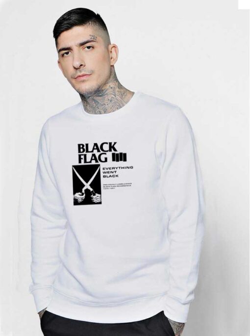 Black Flag Everything Went Black Sweatshirt