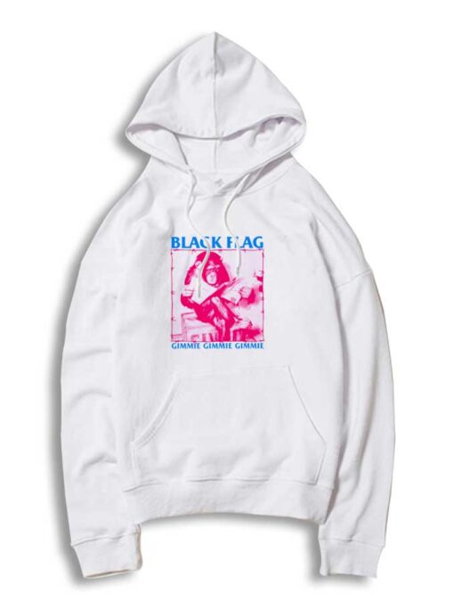 Black Flag Gimme Gimme Gimme Chimpanzee Hoodie